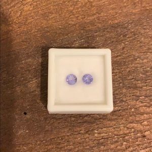 Two Tanzanite stones from Tanzania